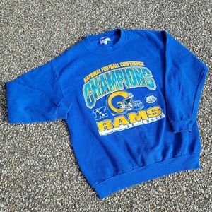 Vintage St. Louis Rams NFC championship sweatshirt